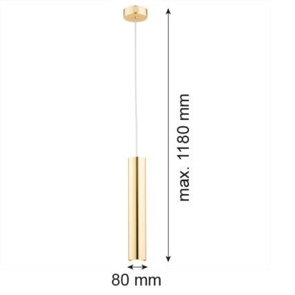 Argon 4057 - Kattokruunu johdossa GOMERA 1xGU10/5W/230V messinki