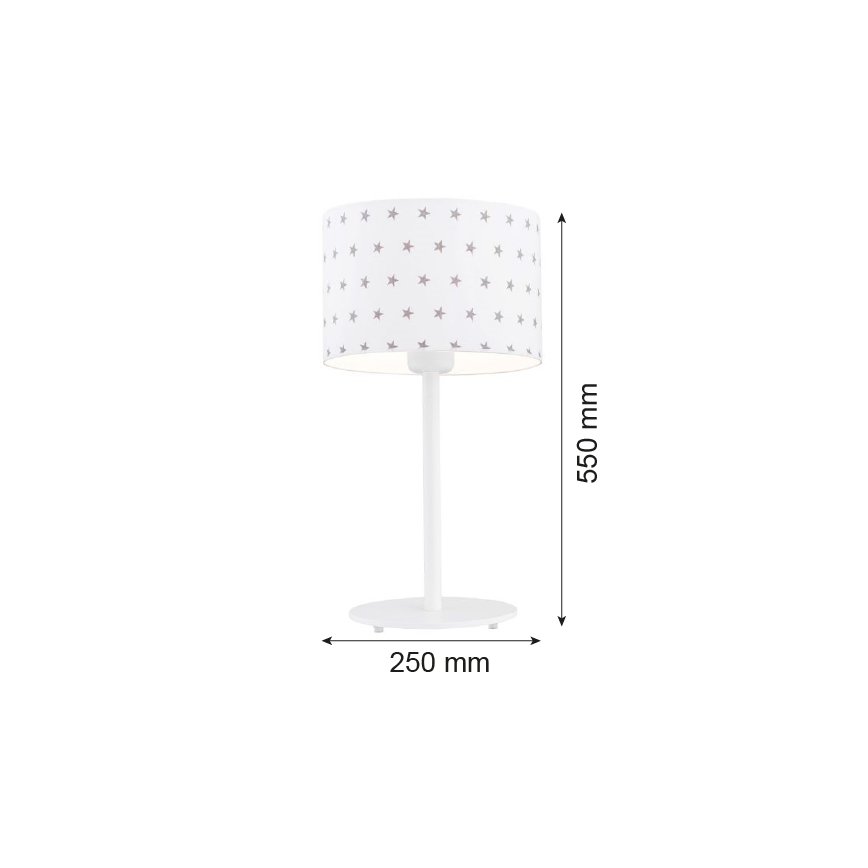 Argon 4125 - Pöytävalaisin MAGIC 1xE27/15W/230V valkoinen