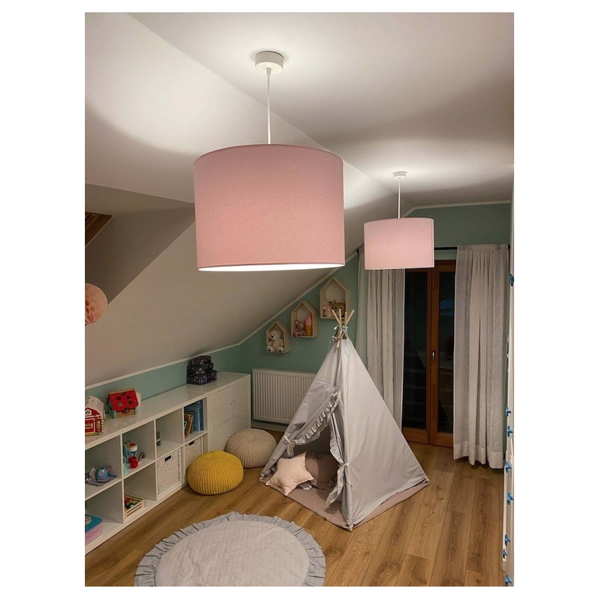 Argon 4136 - Kattokruunu johdossa MAGIC 1xE27/15W/230V vaaleanpunainen