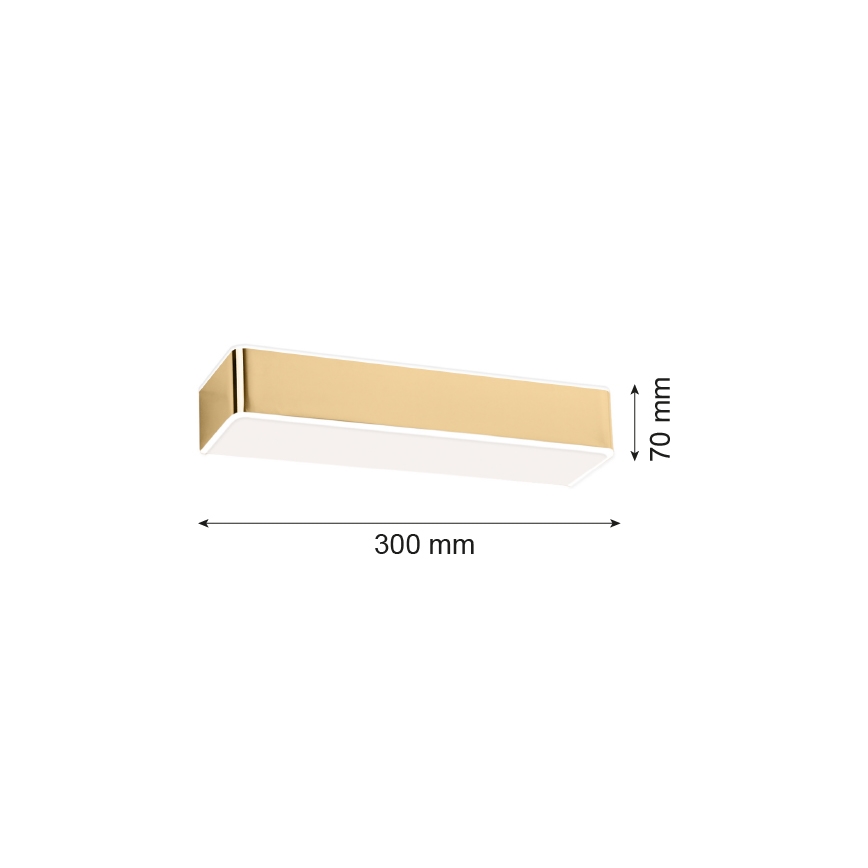 Argon 4148 - Seinävalaisin RODAN 1xE27/15W/230V kulta