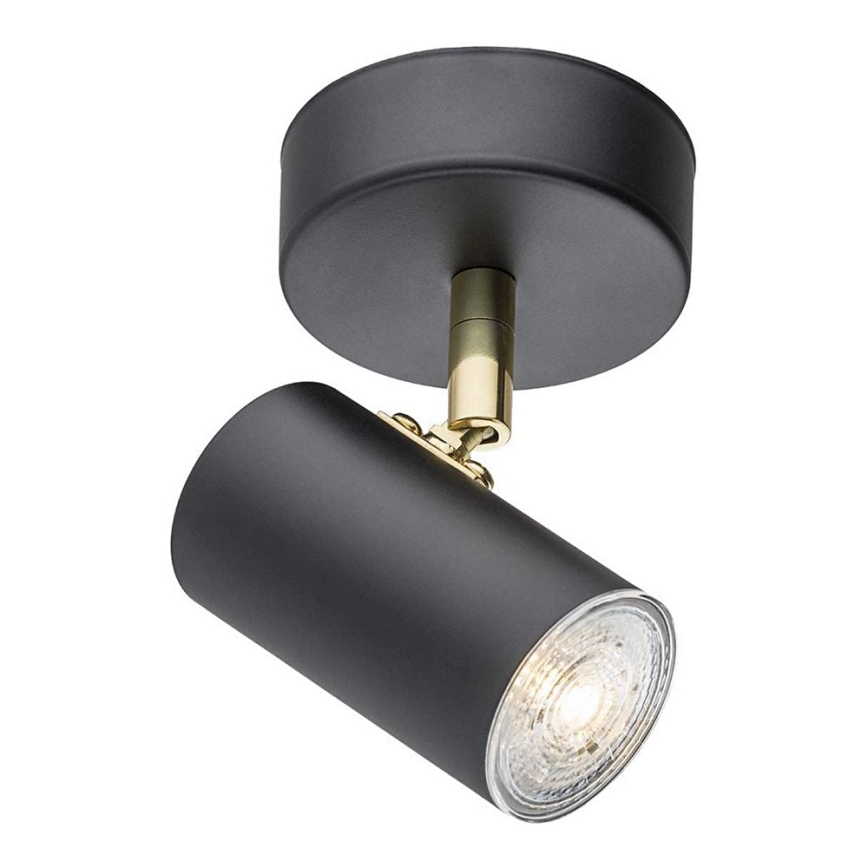 Argon 4210 - Katon kohdevalo LAGOS 1xGU10/5W/230V musta/messinki