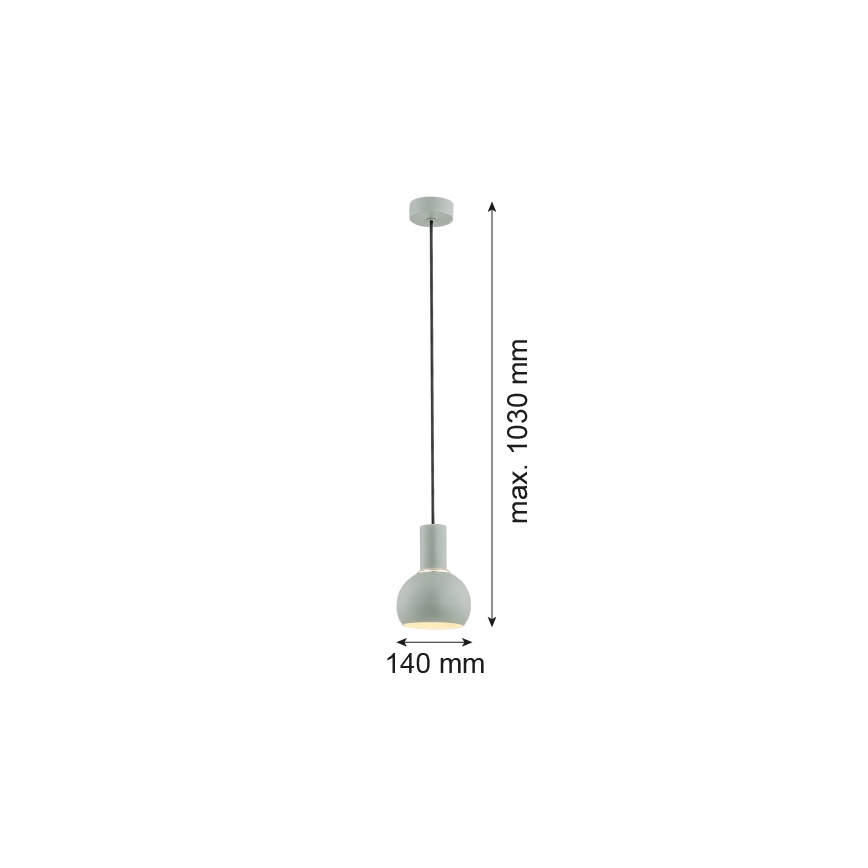 Argon 4214 - Kattokruunu johdossa SINES 1xE27/15W/230V vihreä