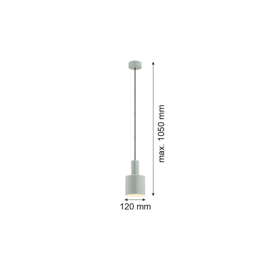 Argon 4217 - Kattokruunu johdossa SINES 1xE27/15W/230V d. 12 cm vihreä