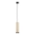 Argon 4246 - Kattokruunu narulla LINEA 1xE27/15W/230V messinki/musta
