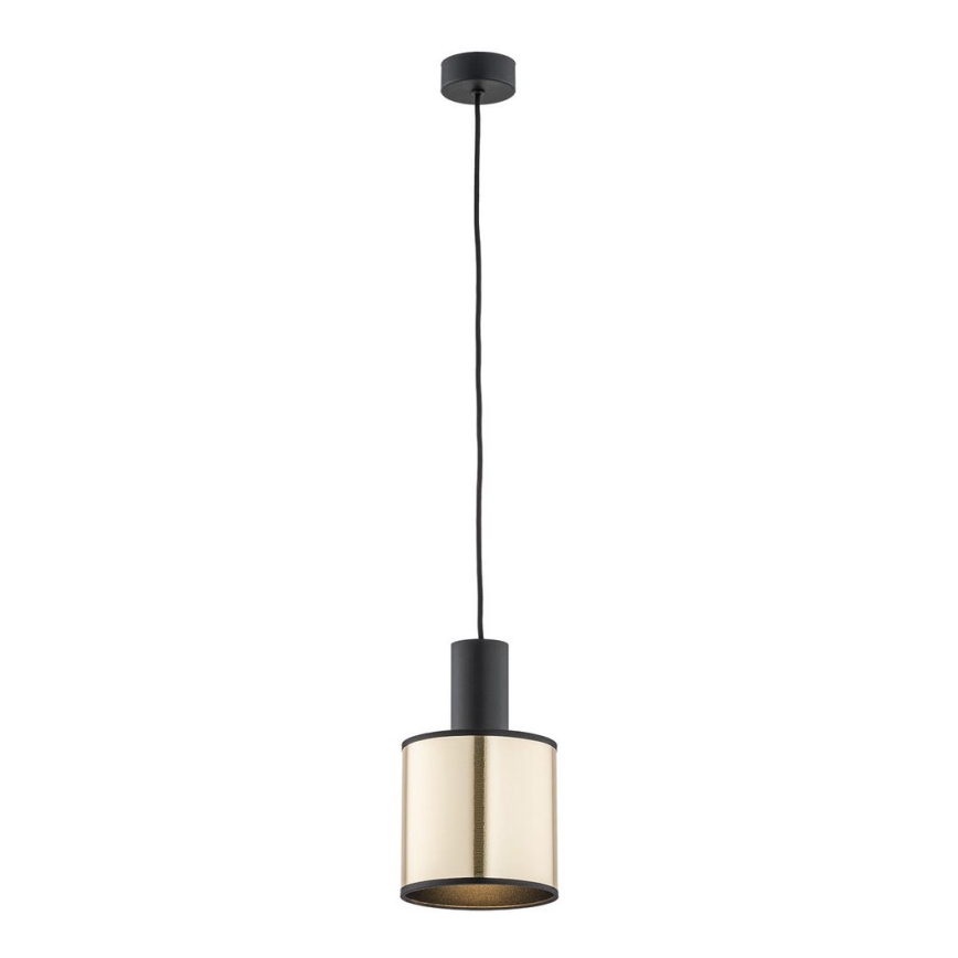 Argon 4248 - Kattokruunu johdossa HERMAN 1xE27/15W/230V messinki/musta