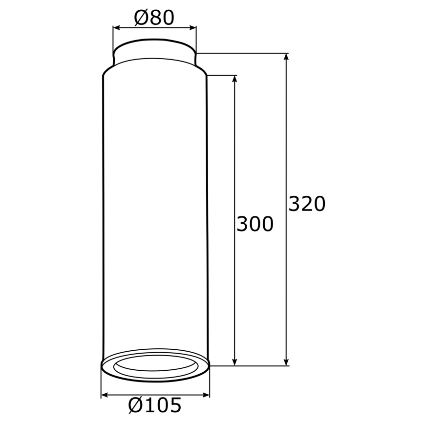 Argon 4281 - Kohdevalo LINEA 1xE27/15W/230V messinki/musta