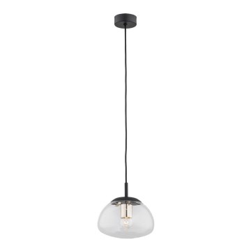 Argon 4331 - Kattokruunu johdossa TRINI 1xE27/15W/230V d. 20 cm musta
