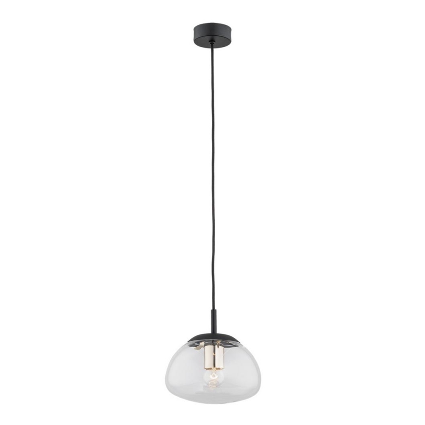 Argon 4331 - Kattokruunu johdossa TRINI 1xE27/15W/230V d. 20 cm musta