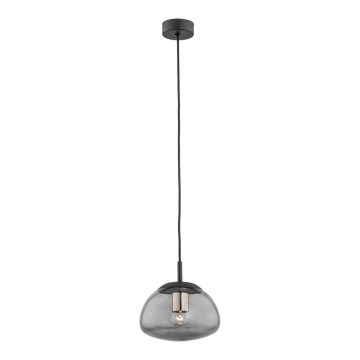 Argon 4333 - Kattokruunu johdossa TRINI 1xE27/15W/230V d. 20 cm musta