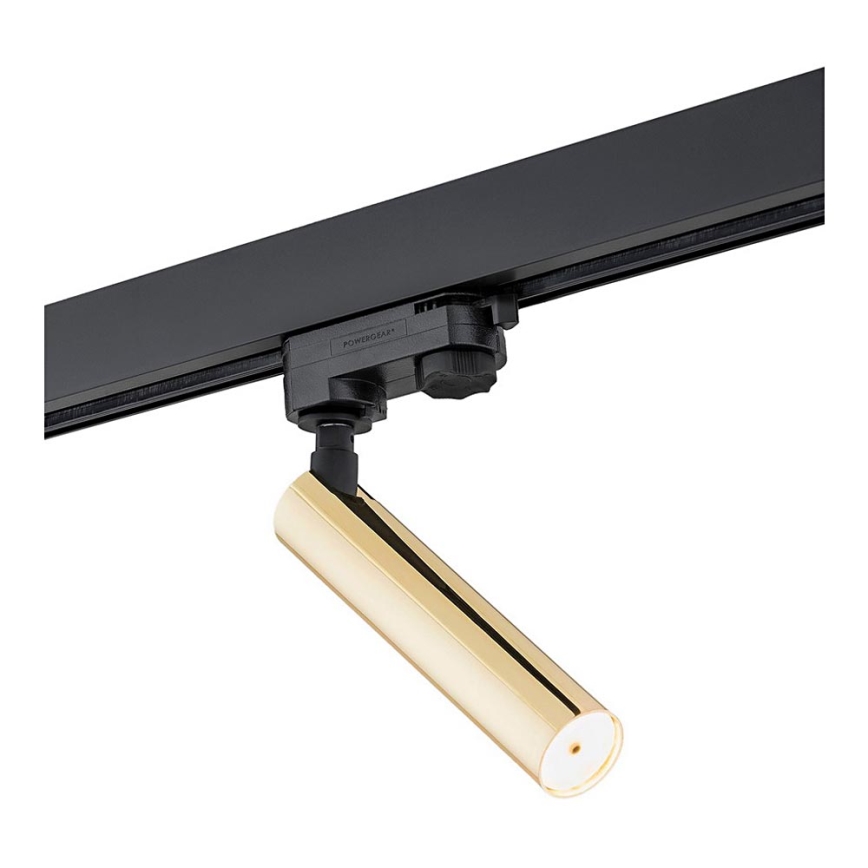 Argon 4354 - LED-kohdevalaisin kiskojärjestelmään ELBRUS LED/4,5W/230V messinki