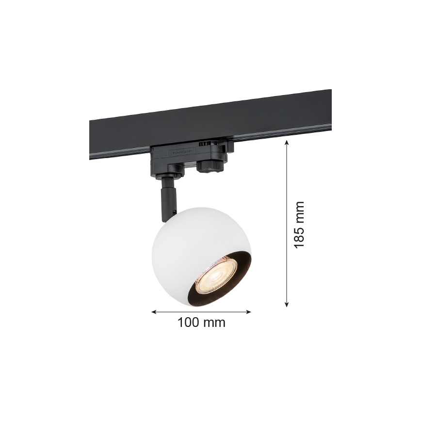 Argon 4377 - Kohdevalo kiskojärjestelmään MURI 1xGU10/5W/230V valkoinen