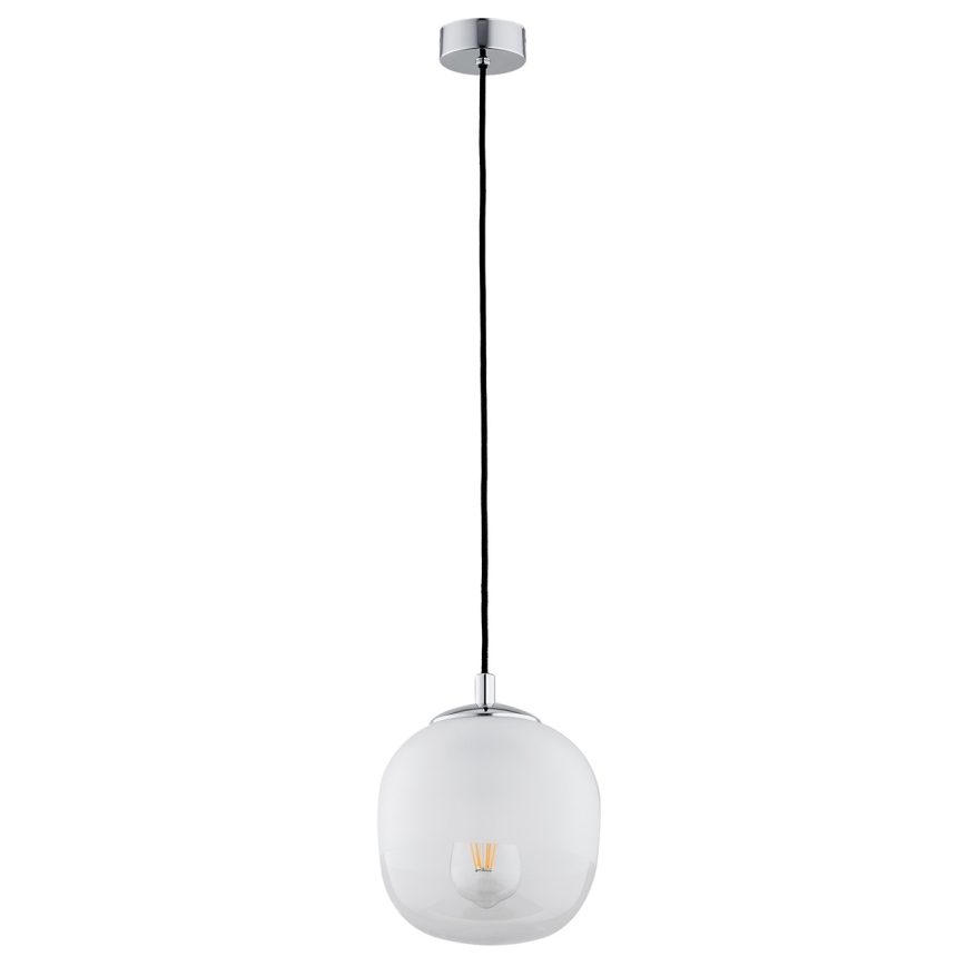 Argon 4676 - Kattokruunu johdossa BALTIMORE 1xE27/15W/230V kiiltävä kromi