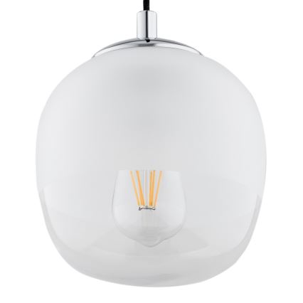 Argon 4676 - Kattokruunu johdossa BALTIMORE 1xE27/15W/230V kiiltävä kromi