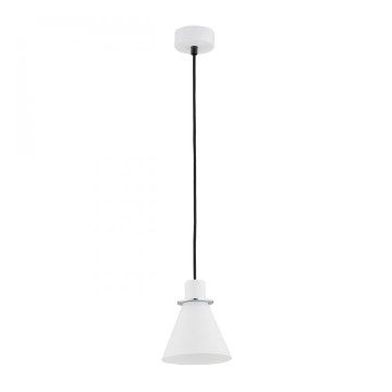 Argon 4681 - Kattokruunu johdossa BEVERLY 1xE27/15W/230V valkoinen/kiiltävä kromi