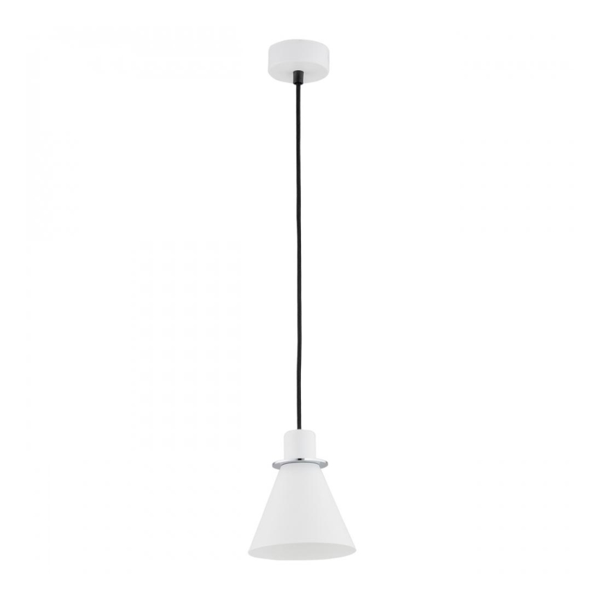 Argon 4681 - Kattokruunu johdossa BEVERLY 1xE27/15W/230V valkoinen/kiiltävä kromi