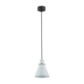 Argon 4682 - Kattokruunu johdossa BEVERLY 1xE27/15W/230V sininen/kulta