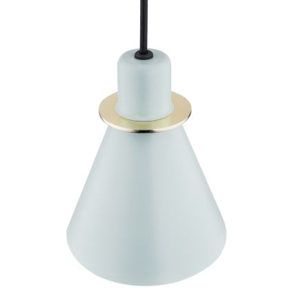 Argon 4682 - Kattokruunu johdossa BEVERLY 1xE27/15W/230V sininen/kulta