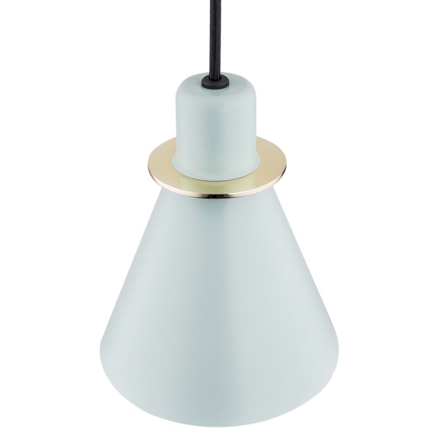 Argon 4682 - Kattokruunu johdossa BEVERLY 1xE27/15W/230V sininen/kulta