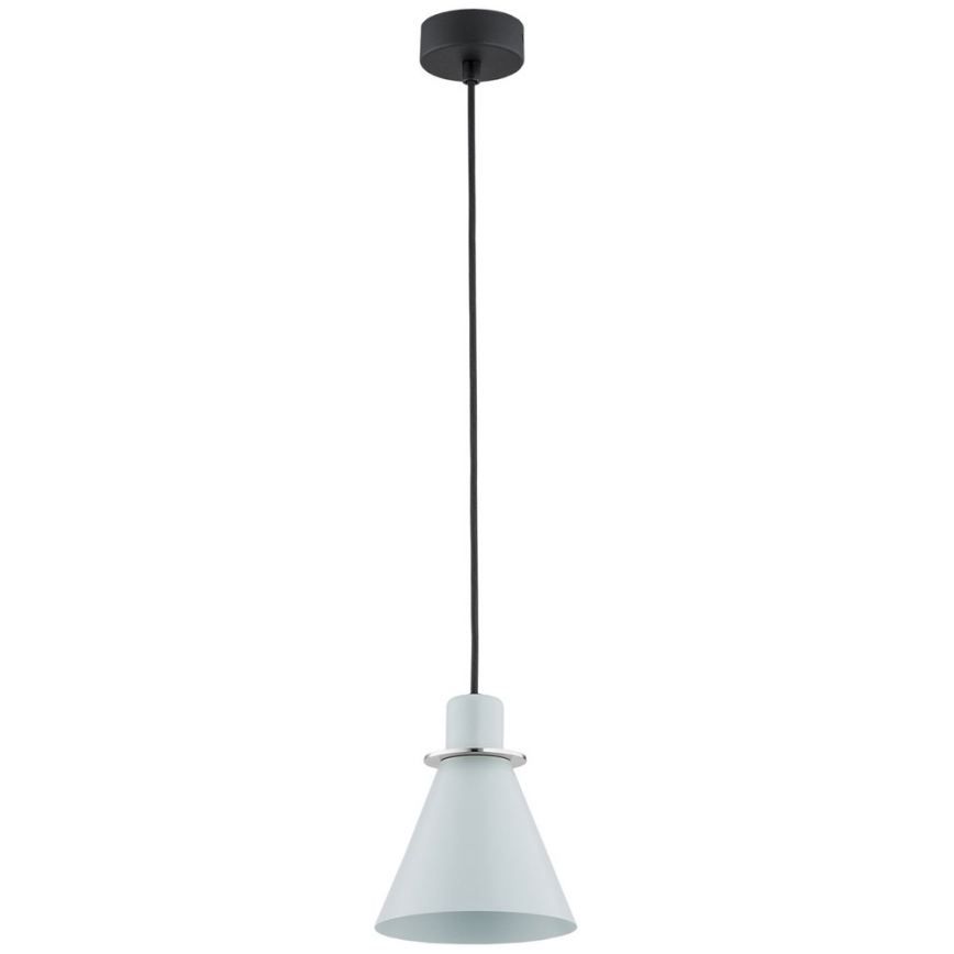 Argon 4683 - Kattokruunu johdossa BEVERLY 1xE27/15W/230V sininen/kiiltävä kromi