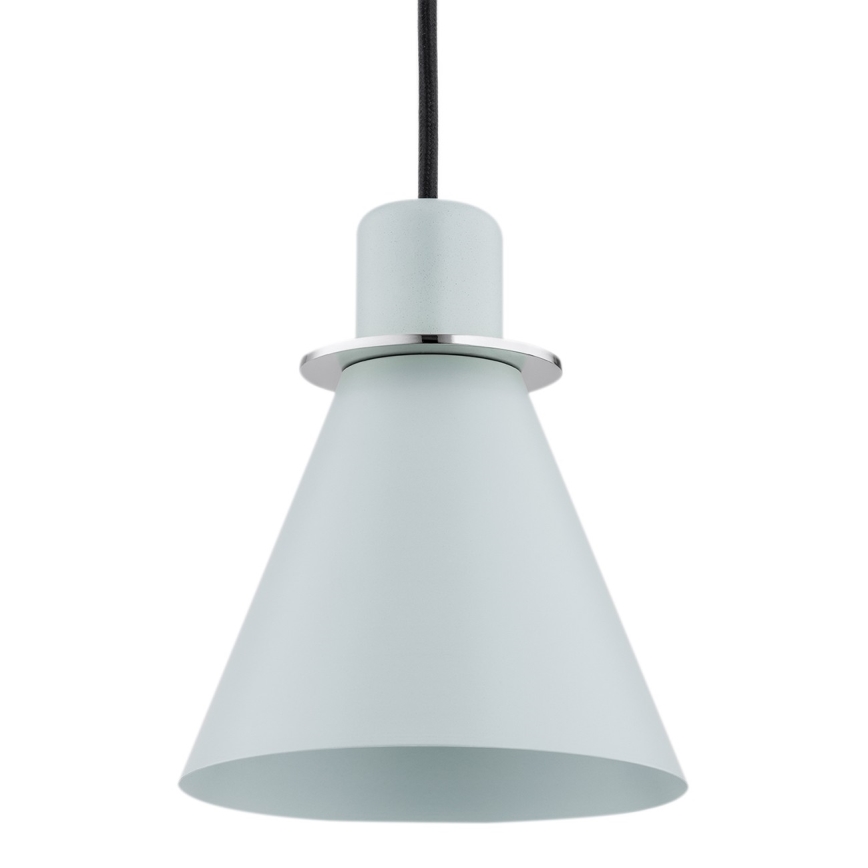 Argon 4683 - Kattokruunu johdossa BEVERLY 1xE27/15W/230V sininen/kiiltävä kromi