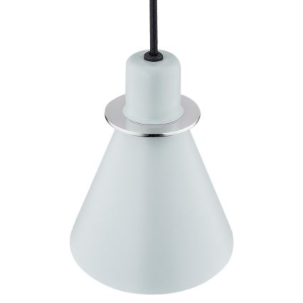 Argon 4683 - Kattokruunu johdossa BEVERLY 1xE27/15W/230V sininen/kiiltävä kromi