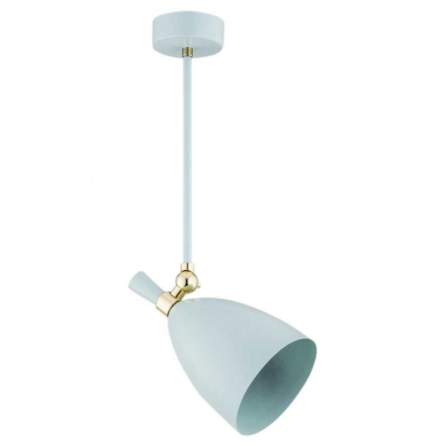Argon 4685 - Kattokruunu tangossa CHARLOTTE 1xE27/15W/230V sininen/kulta