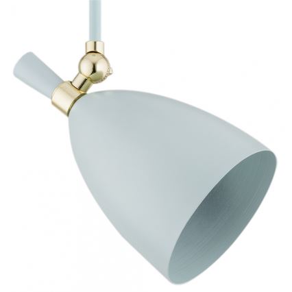 Argon 4685 - Kattokruunu tangossa CHARLOTTE 1xE27/15W/230V sininen/kulta