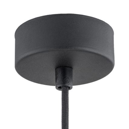 Argon 4688 - Kattokruunu johdossa BEVERLY 1xE27/15W/230V musta/kiiltävä kromi