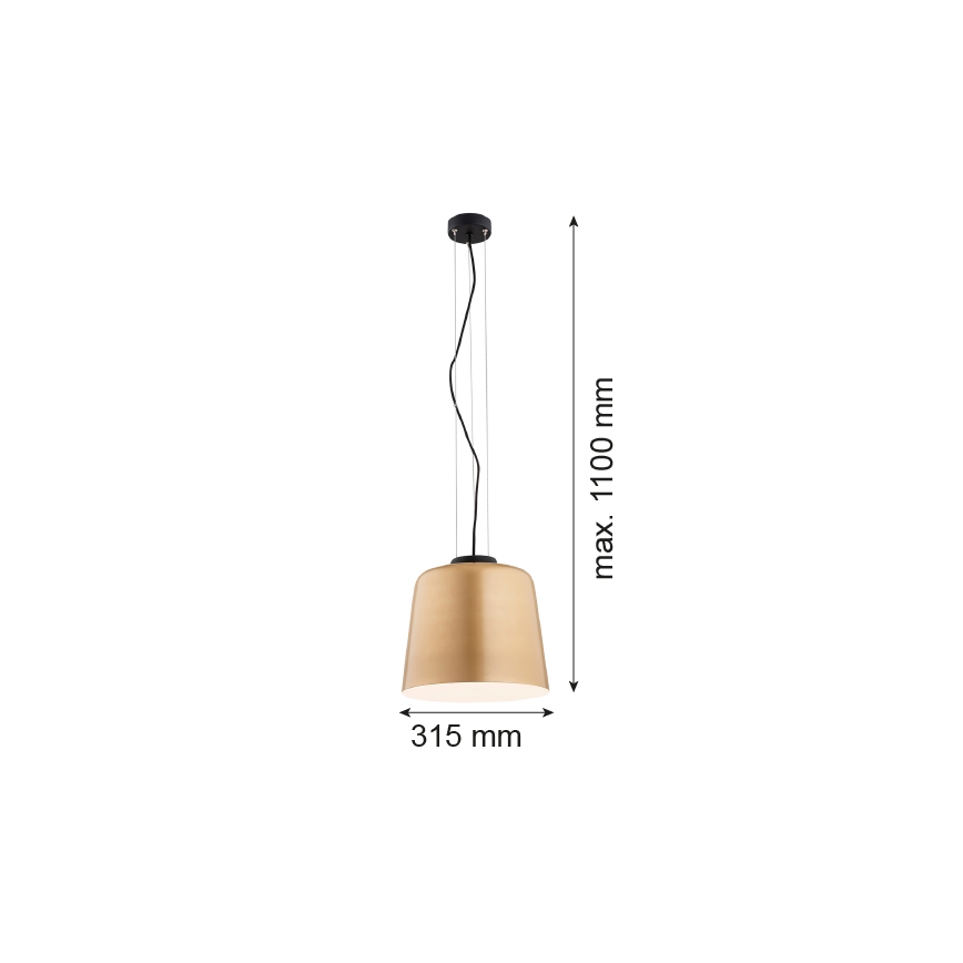 Argon 4690 - Kattokruunu johdossa BERKLEY 1xE27/15W/230V