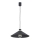 Argon 4695 - Kattokruunu johdossa NASHVILLE 1xE27/15W/230V musta