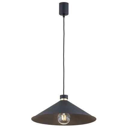 Argon 4695 - Kattokruunu johdossa NASHVILLE 1xE27/15W/230V musta