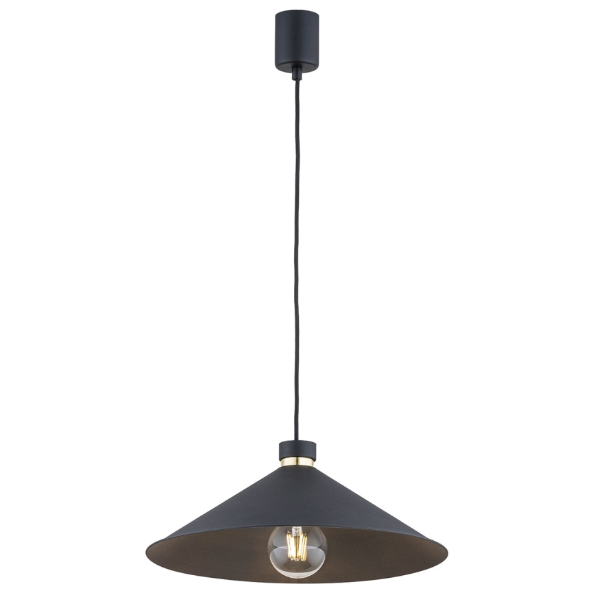 Argon 4695 - Kattokruunu johdossa NASHVILLE 1xE27/15W/230V musta