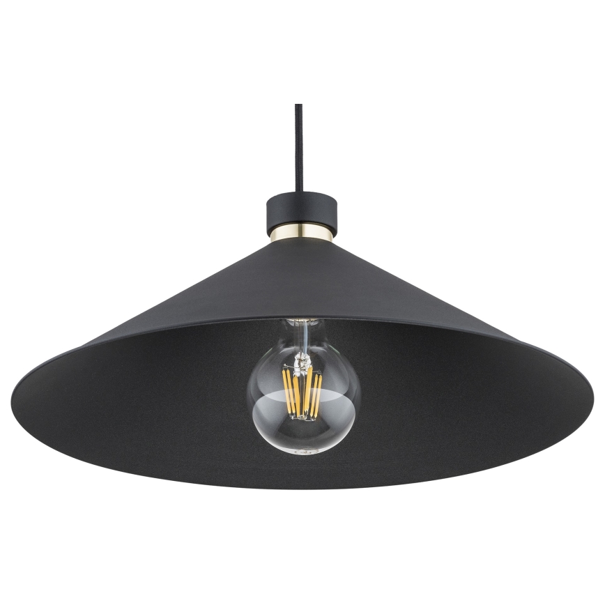 Argon 4695 - Kattokruunu johdossa NASHVILLE 1xE27/15W/230V musta