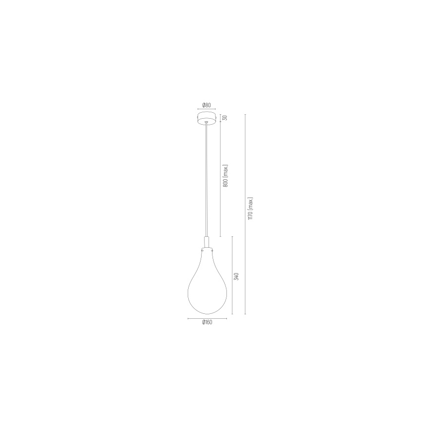 Argon 4716 - Kattokruunu johdossa OAKLAND 1xG9/6W/230V