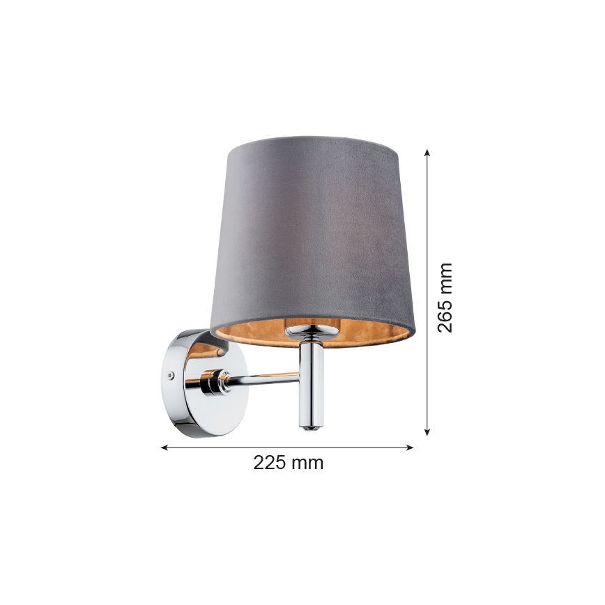 Argon 4725 - Seinävalo BOLZANO 1xE27/15W/230V