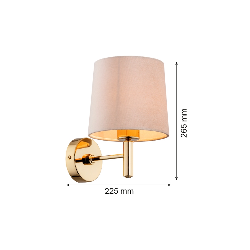 Argon 4727 - Seinävalo PONTE 1xE27/15W/230V