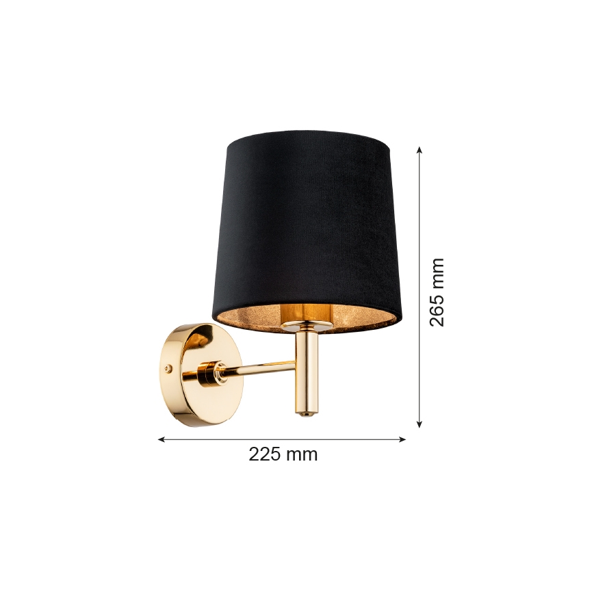 Argon 4729 - Seinävalo PONTE 1xE27/15W/230V