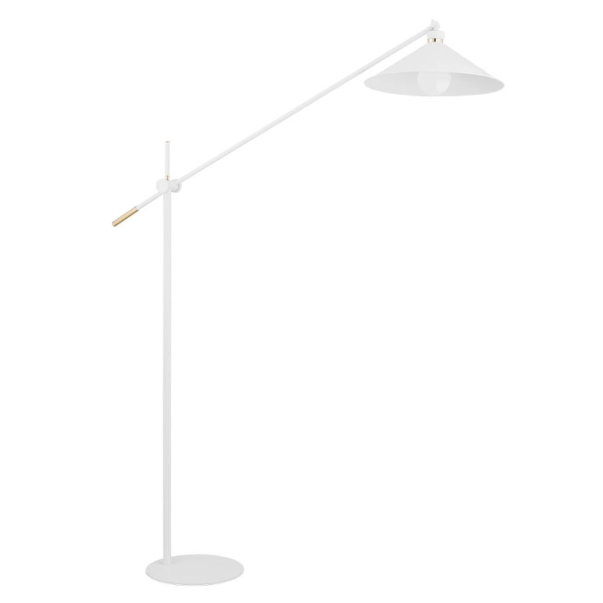 Argon 4731 - Lattialamppu NASHVILLE 1xE27/15W/230V valkoinen