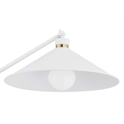 Argon 4731 - Lattialamppu NASHVILLE 1xE27/15W/230V valkoinen