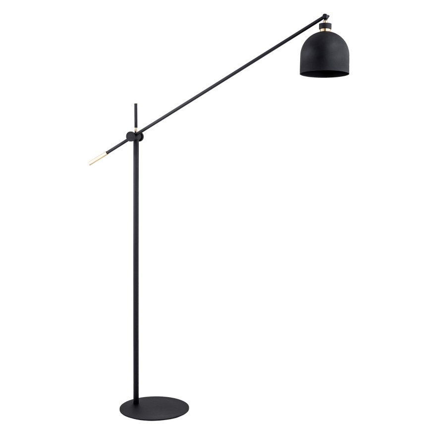 Argon 4735 - Lattialamppu DETROIT 1xE27/15W/230V musta