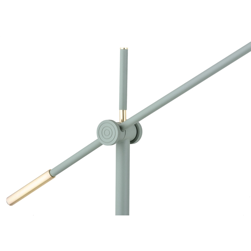 Argon 4736 - Lattialamppu DETROIT 1xE27/15W/230V vihreä