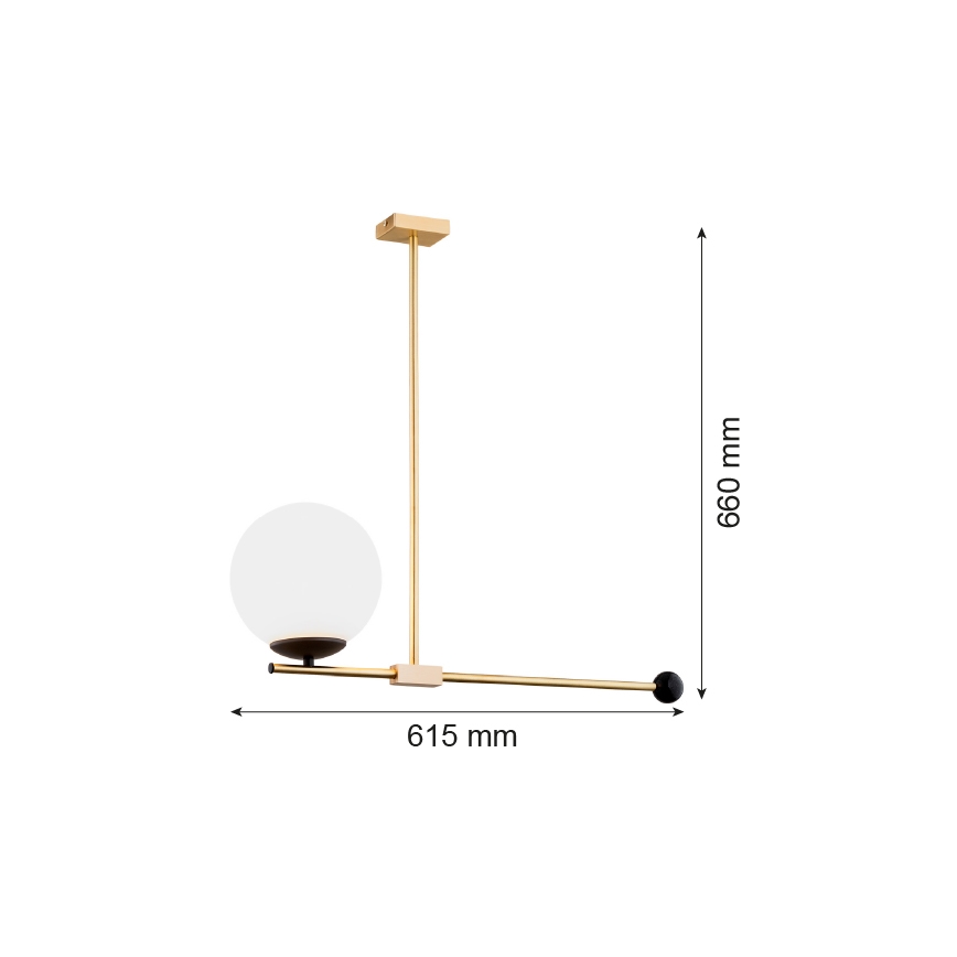 Argon 4738 - Kattokruunu tangossa MEGAN 1xE14/7W/230V