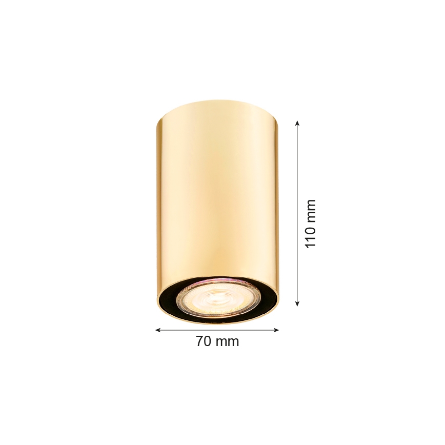 Argon 4759 - Kattovalo TYBER 1xGU10/5W/230V kulta