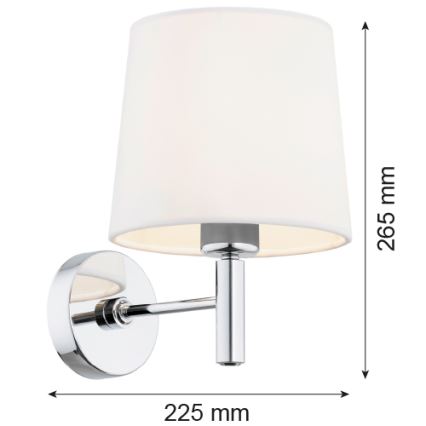 Argon 4760 - Seinävalo BOLZANO 1xE27/15W/230V
