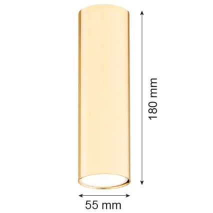 Argon 4761 - Kohdevalo TYBER 1xGU10/5W/230V messinki
