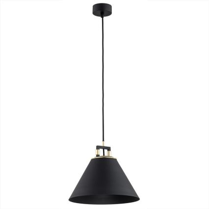 Argon 4915 - Kattokruunu johdossa ORTE 1xE27/15W/230V musta