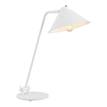 Argon 4996 - Pöytävalaisin GABIAN 1xE27/15W/230V valkoinen