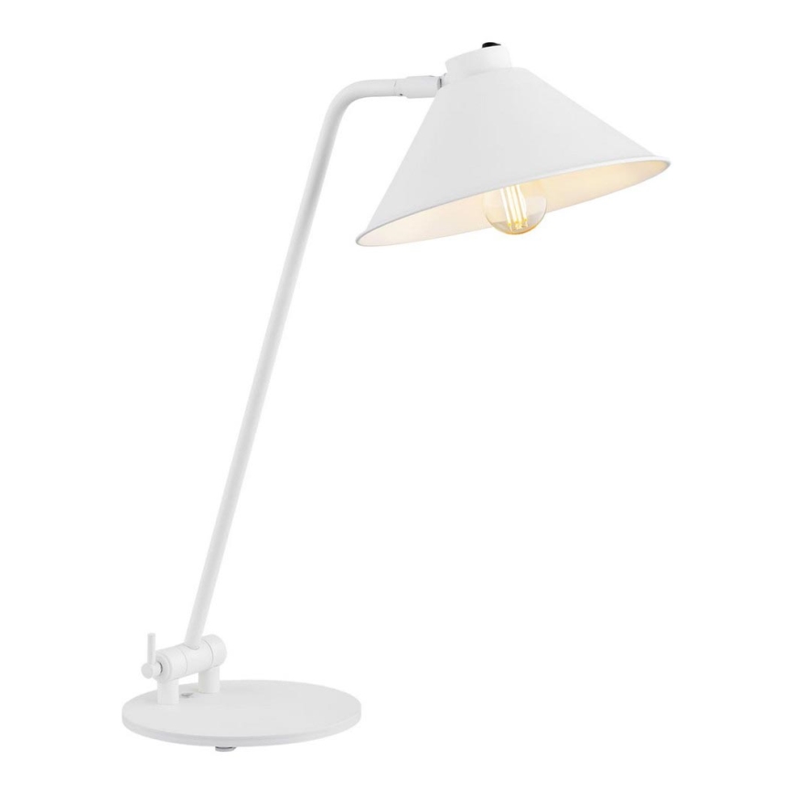 Argon 4996 - Pöytävalaisin GABIAN 1xE27/15W/230V valkoinen