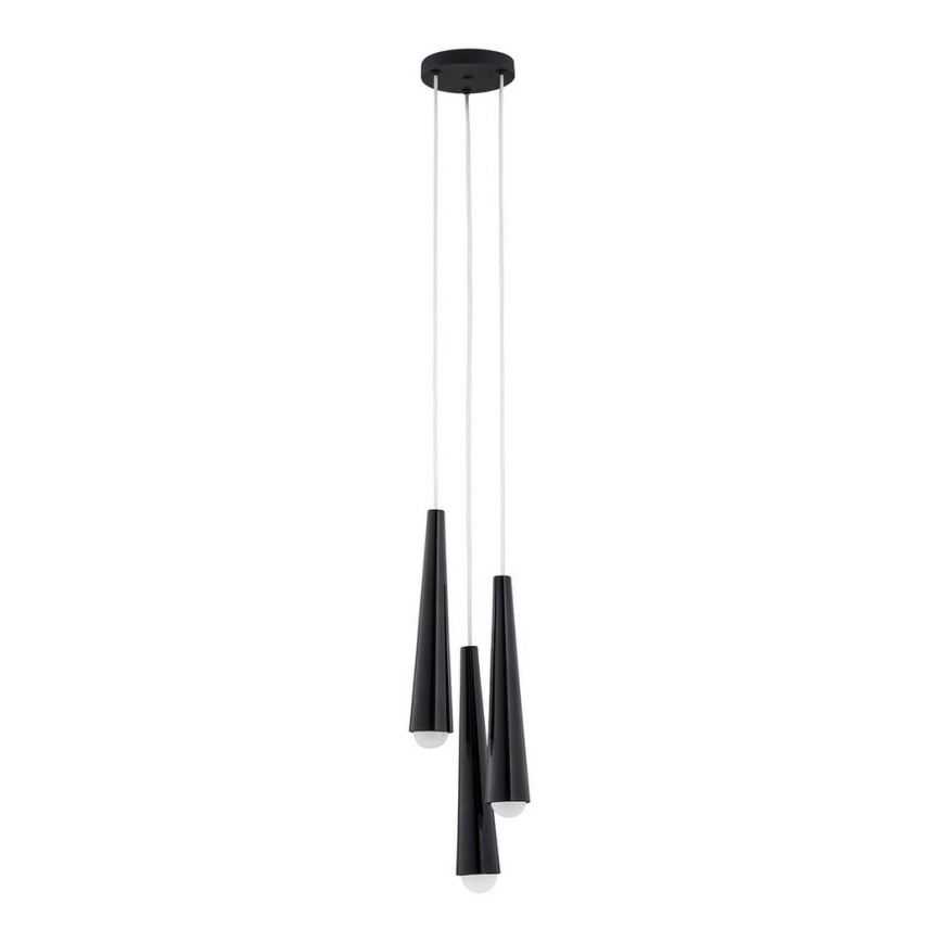 Argon 6103 - Kattovalaisin HOLLYWOOD 3xE14/7W/230V musta