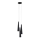 Argon 6103 - Kattovalaisin HOLLYWOOD 3xE14/7W/230V musta